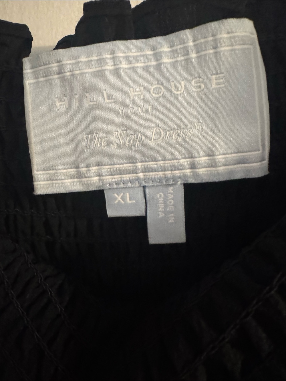 NWOT Hill House Black Smocked Strap Maxi Dress - Picture 3 of 3